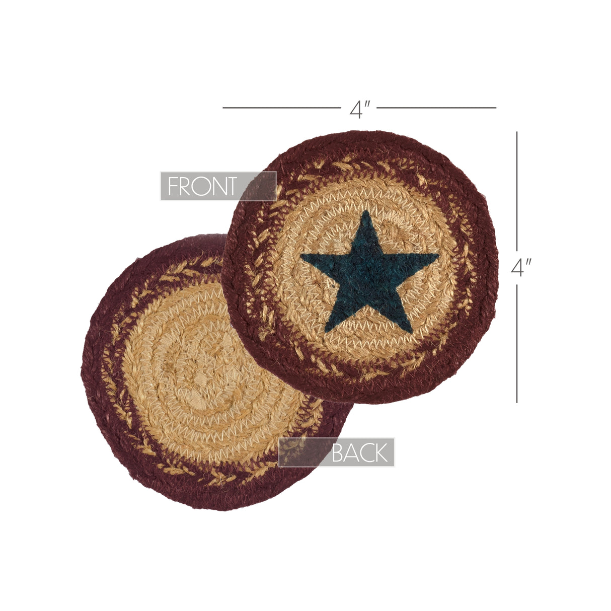 30585-Potomac-Jute-Coaster-Stencil-Star-Set-of-6-image-1