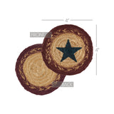 30585-Potomac-Jute-Coaster-Stencil-Star-Set-of-6-image-1