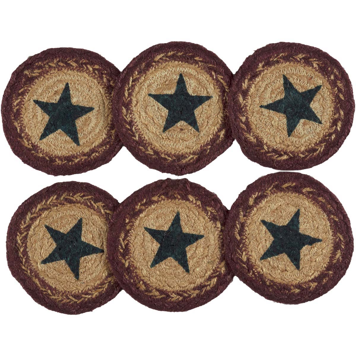 30585-Potomac-Jute-Coaster-Stencil-Star-Set-of-6-image-4