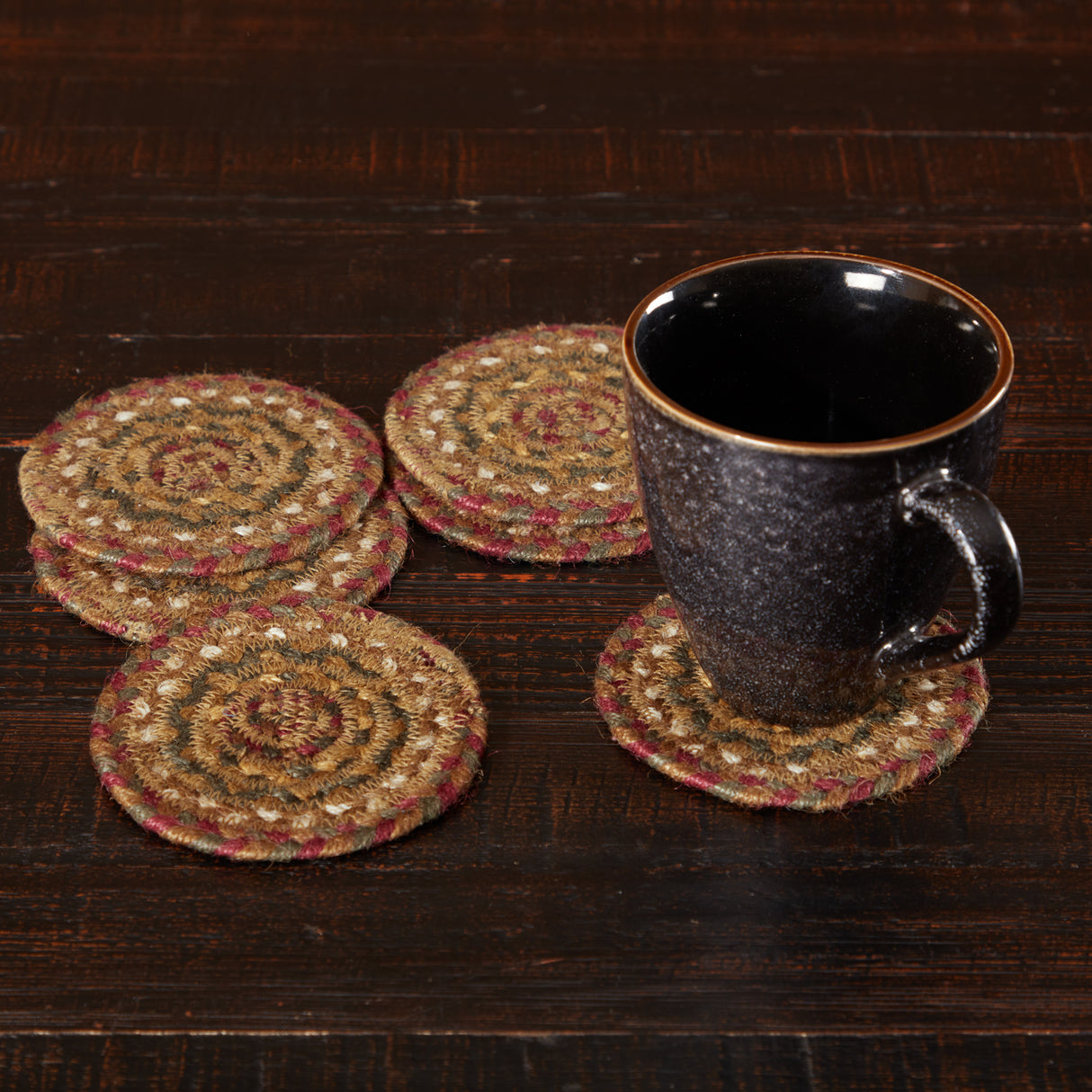 30590-Tea-Cabin-Jute-Coaster-Set-of-6-image-1