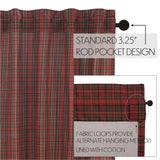 34058-Tartan-Red-Plaid-Prairie-Swag-Set-of-2-36x36x18-image-4