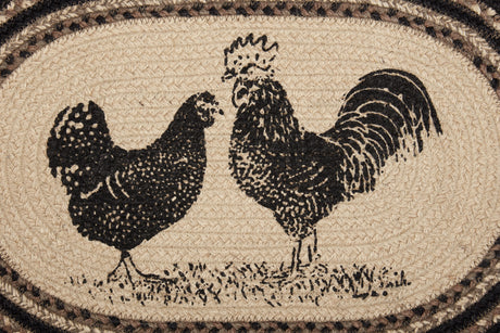 34065-Sawyer-Mill-Charcoal-Poultry-Jute-Placemat-Set-of-6-12x18-image-4