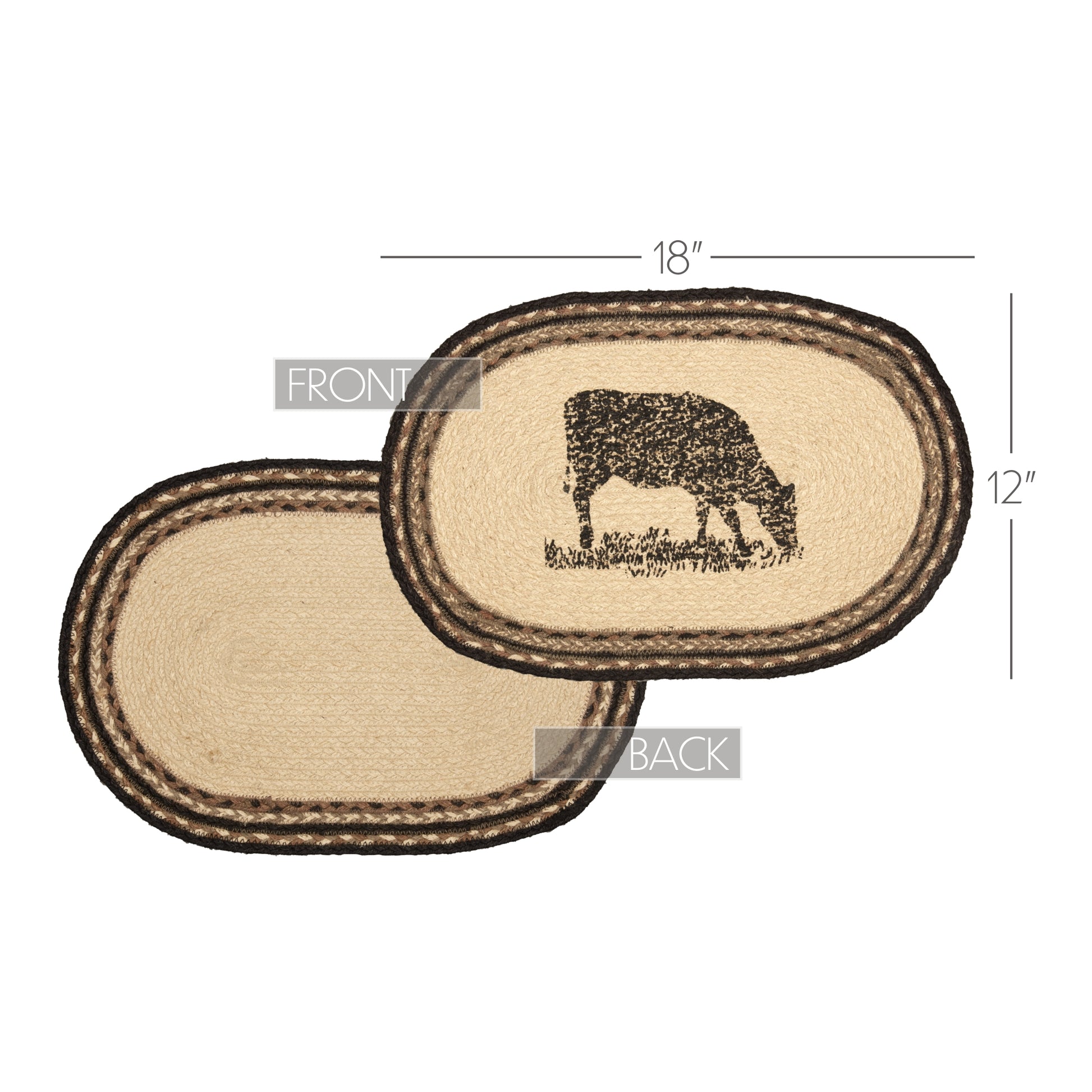 34096-Sawyer-Mill-Charcoal-Cow-Jute-Placemat-Set-of-6-12x18-image-1
