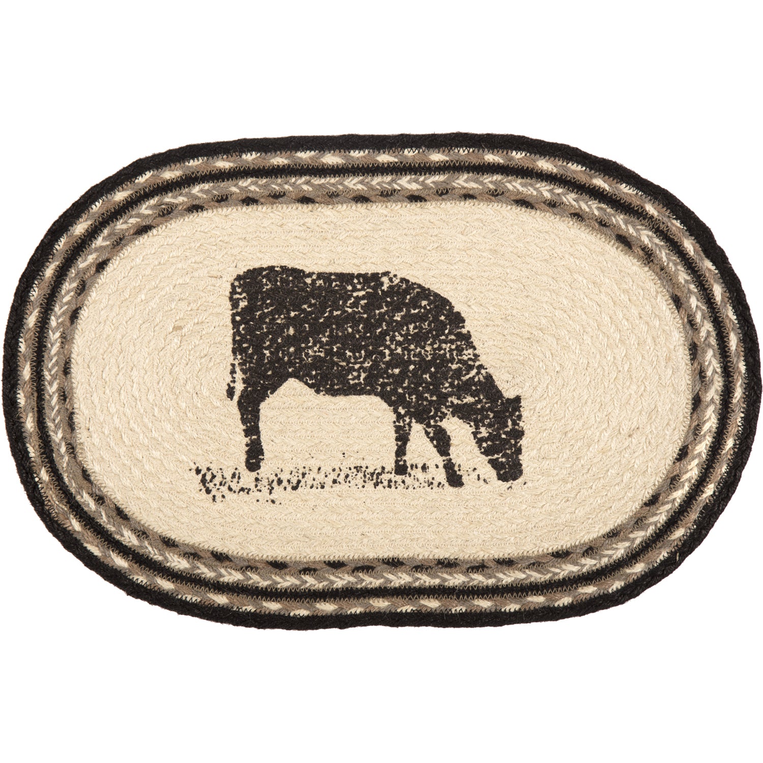 34096-Sawyer-Mill-Charcoal-Cow-Jute-Placemat-Set-of-6-12x18-image-6