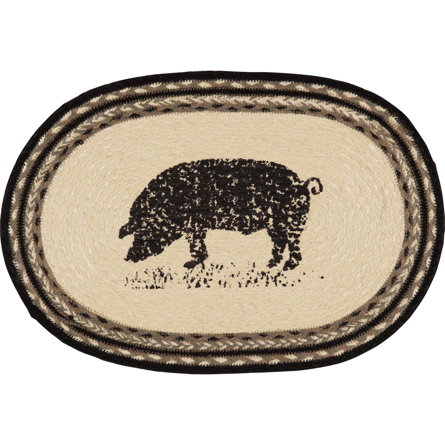 34097-Sawyer-Mill-Charcoal-Pig-Jute-Placemat-Set-of-6-12x18-image-6