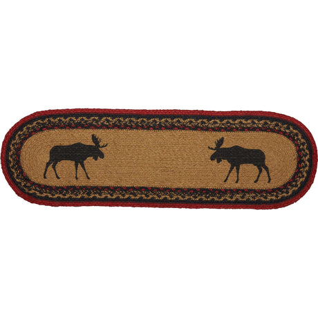 34129-Cumberland-Stenciled-Moose-Jute-Stair-Tread-Oval-Latex-8.5x27-image-1