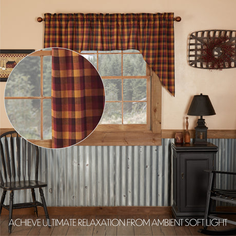 34138-Heritage-Farms-Primitive-Check-Swag-Set-of-2-36x36x16-image-2