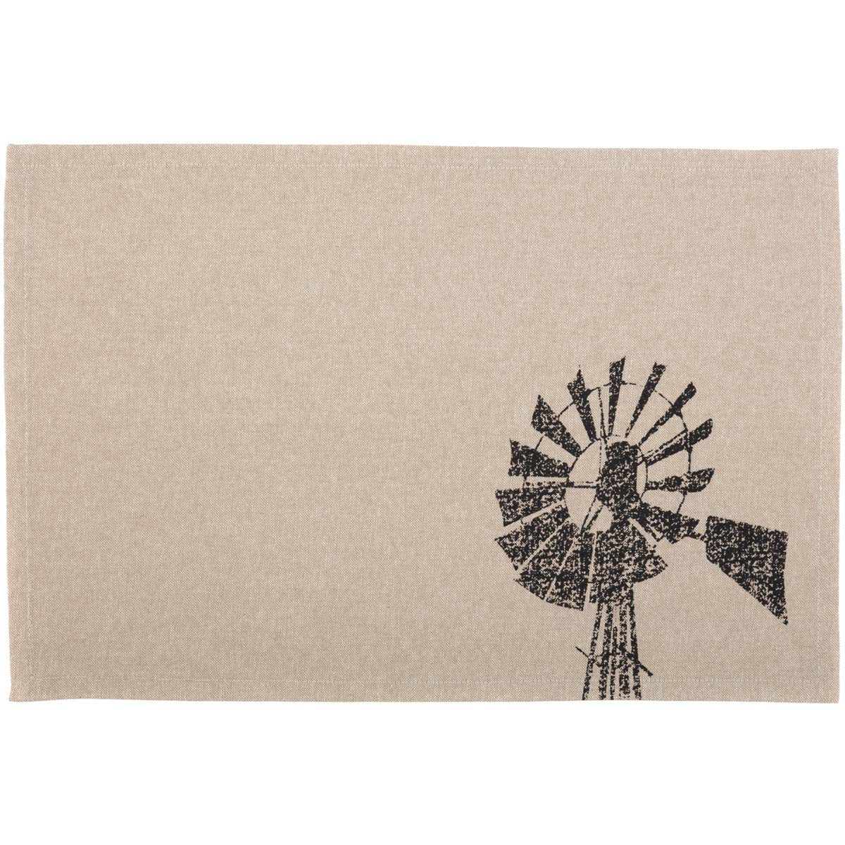 34145-Sawyer-Mill-Charcoal-Windmill-Placemat-Set-of-6-12x18-image-6