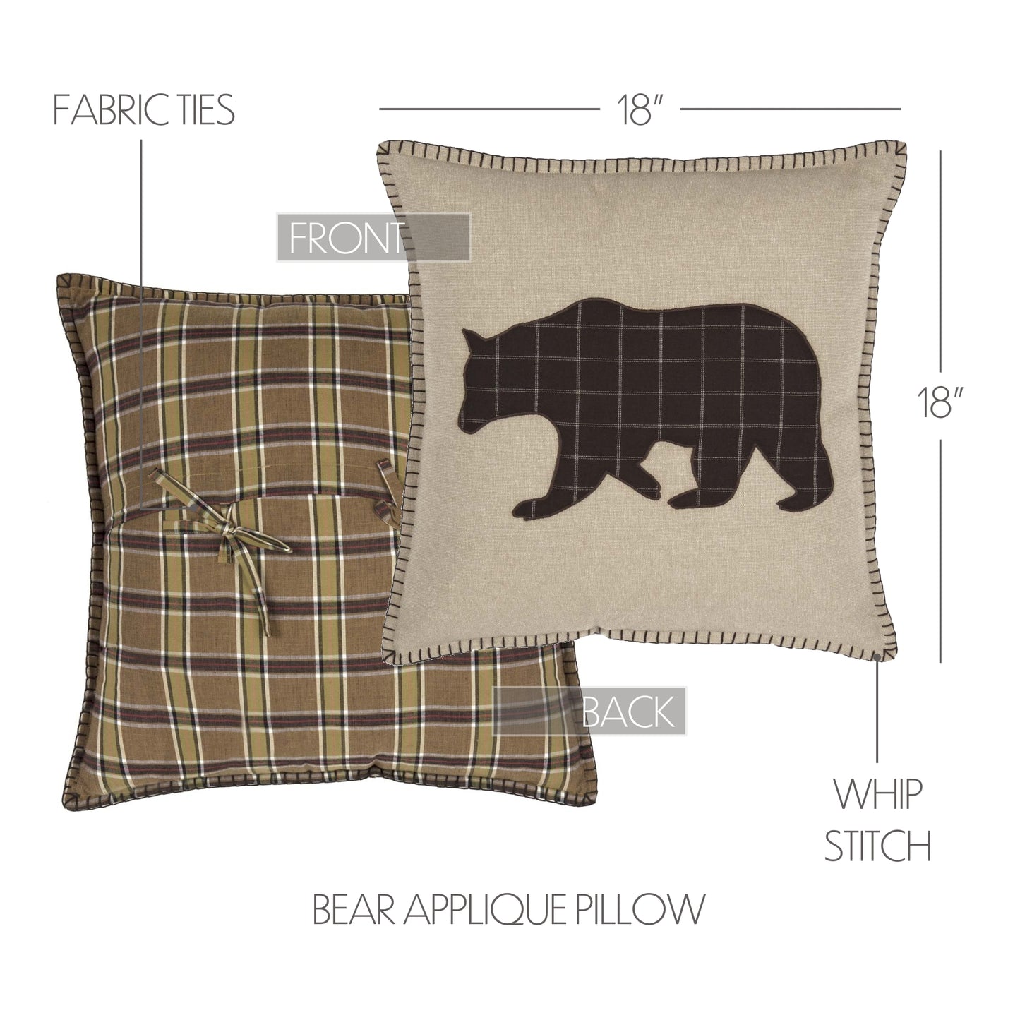 34303-Wyatt-Bear-Applique-Pillow-18x18-image-1