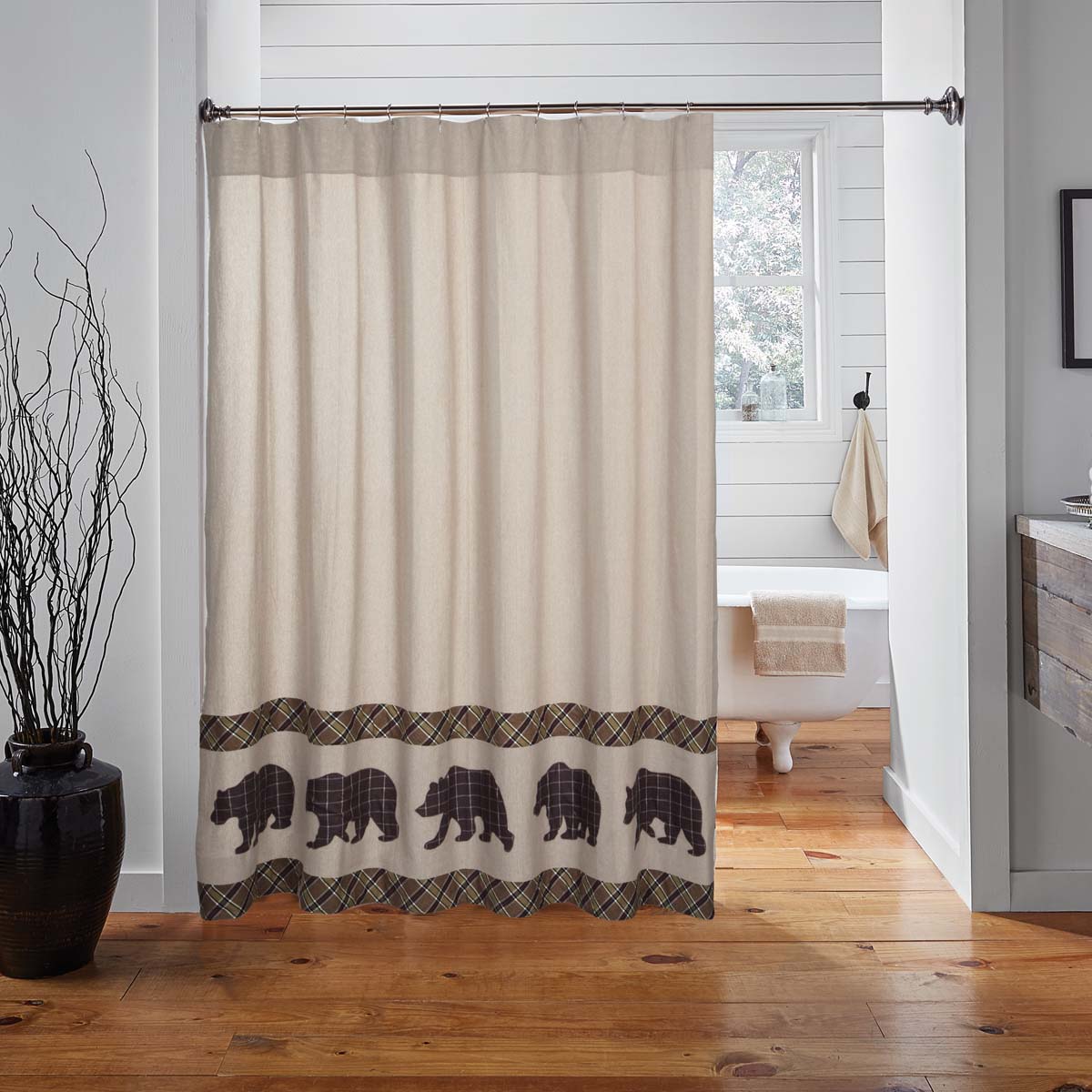 VHC Brands Wyatt Shower Curtain