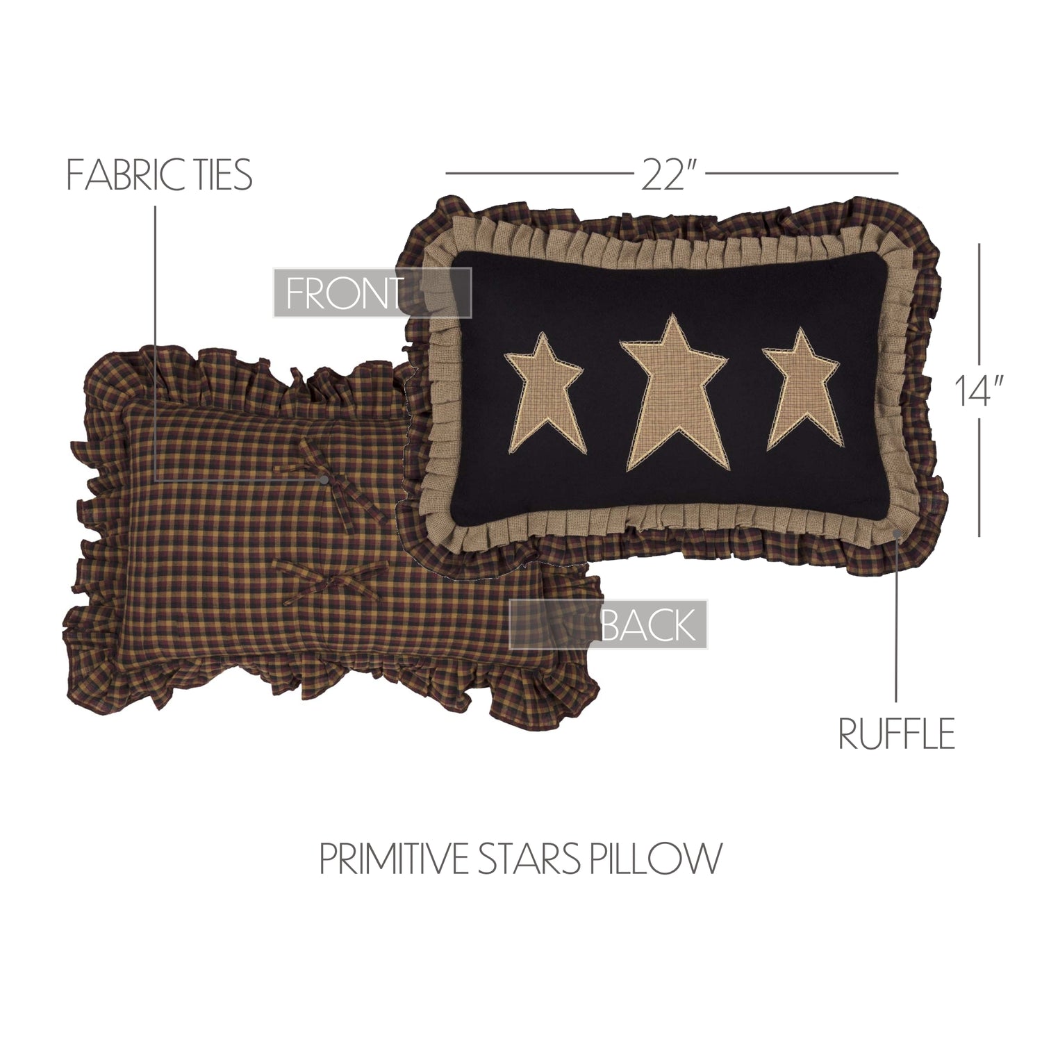 34366-Heritage-Farms-Primitive-Stars-Pillow-14x22-image-1