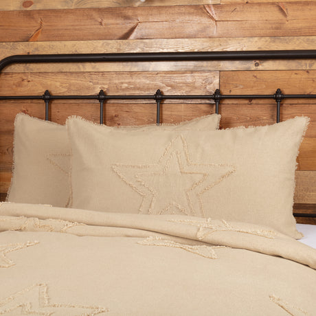 42443-Burlap-Vintage-Star-King-Sham-21x37-image-2