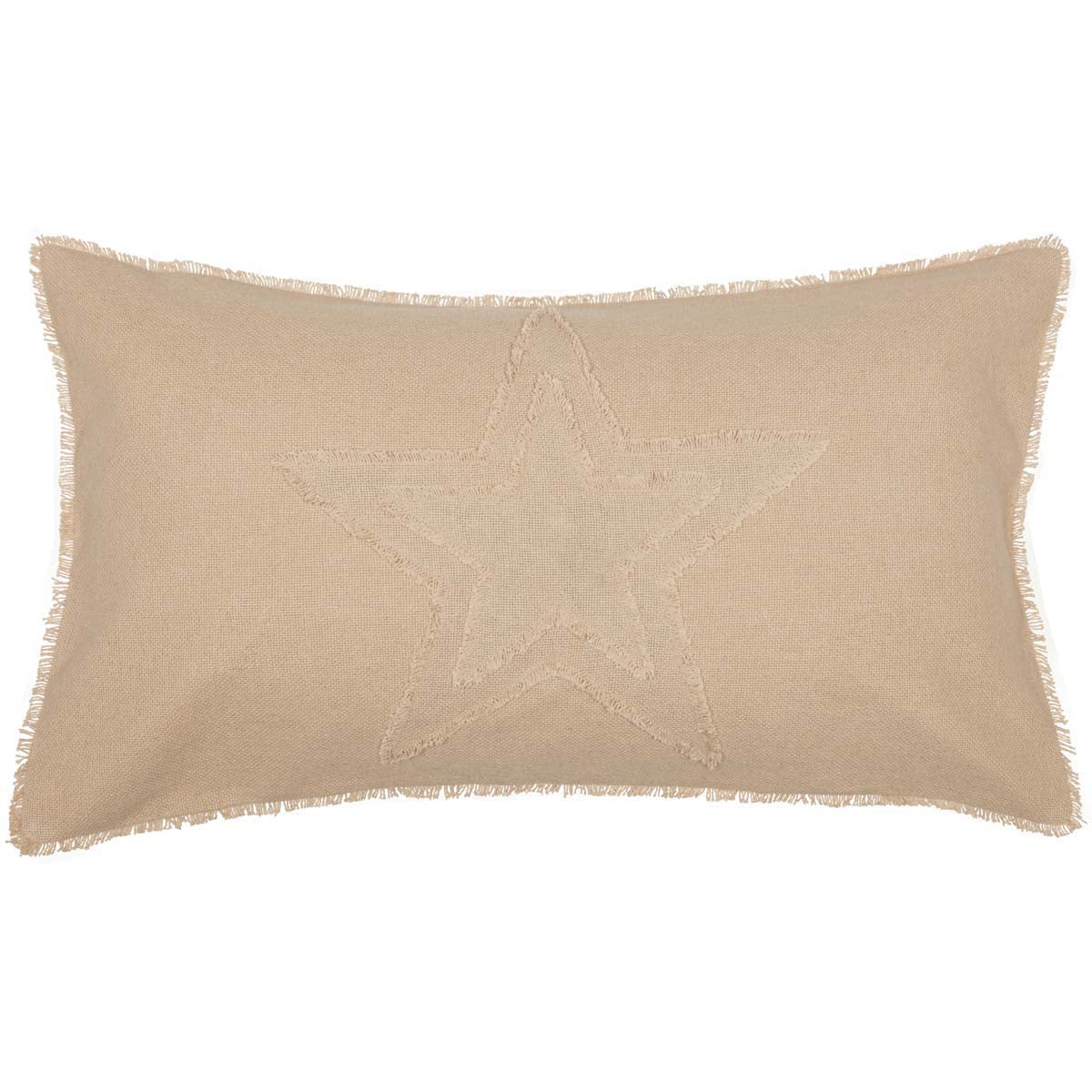 VHC Brands Burlap Star Sham - Thumbnail 2