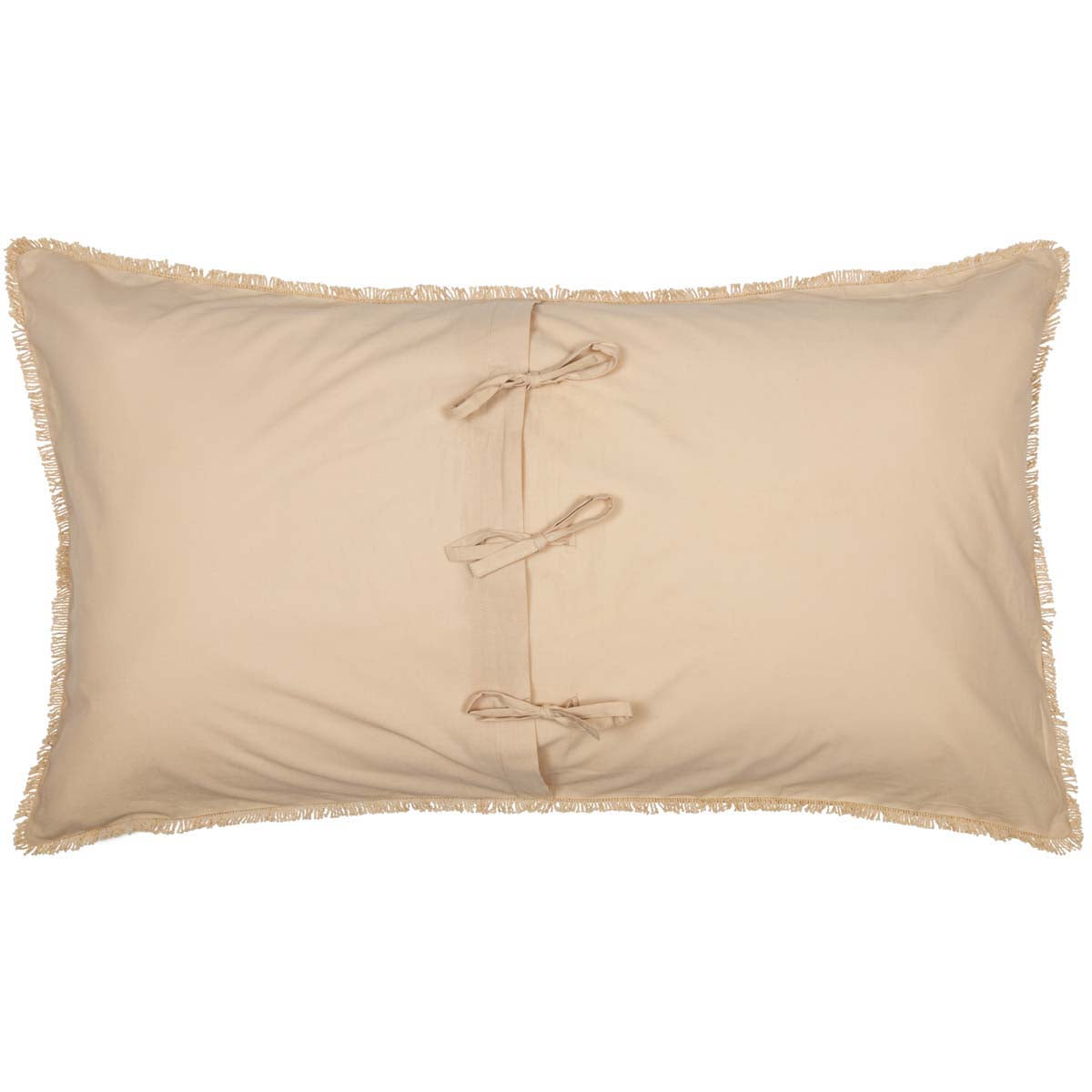 VHC Brands Burlap Star Sham