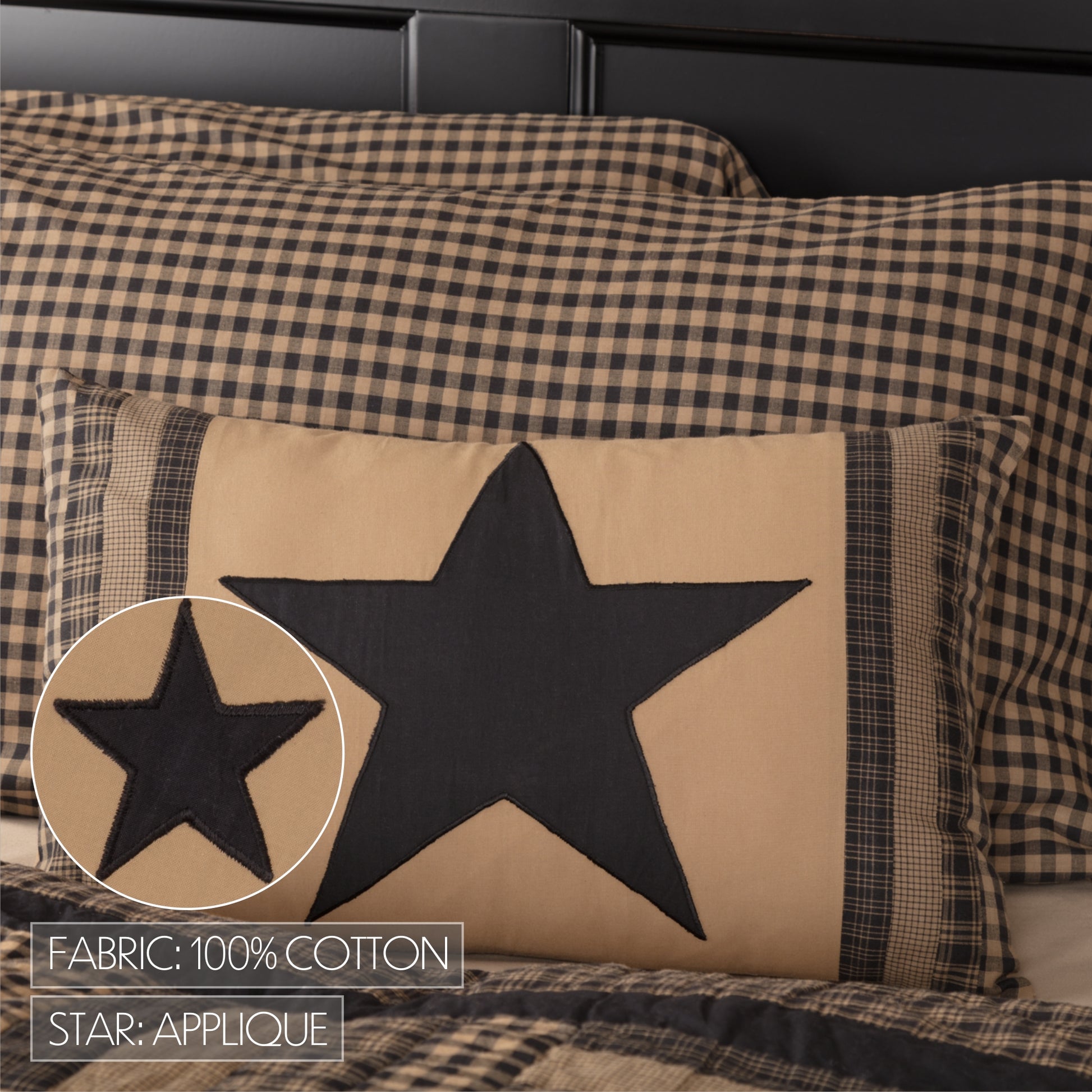 45776-Black-Check-Star-Patch-Pillow-14x22-image-2
