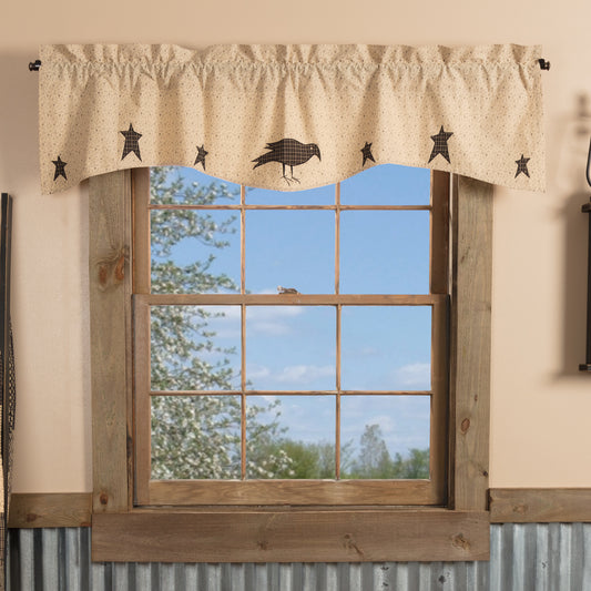 45793-Kettle-Grove-Applique-Crow-and-Star-Valance-16x60-image-5