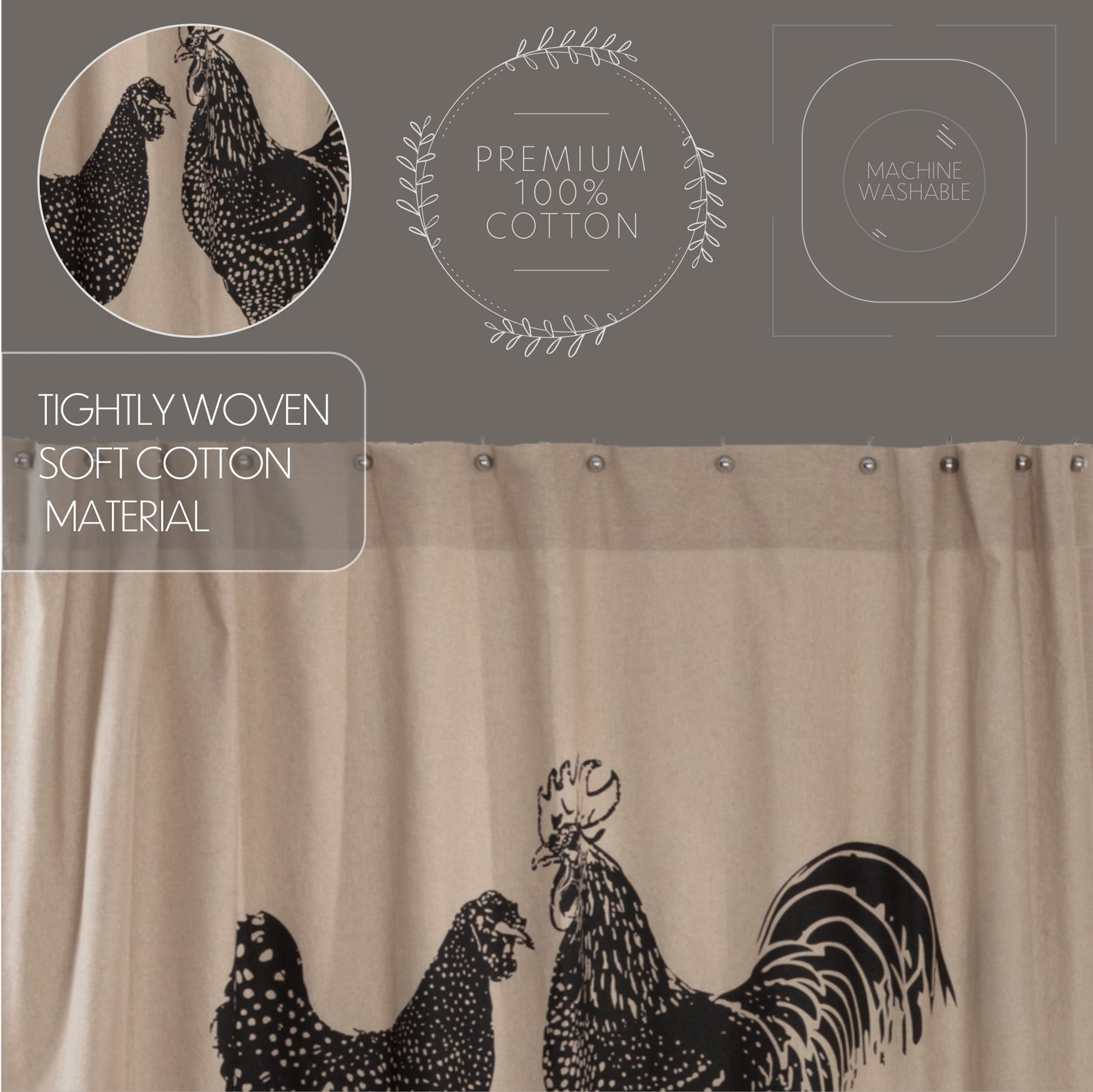45802-Sawyer-Mill-Charcoal-Poultry-Shower-Curtain-72x72-image-4