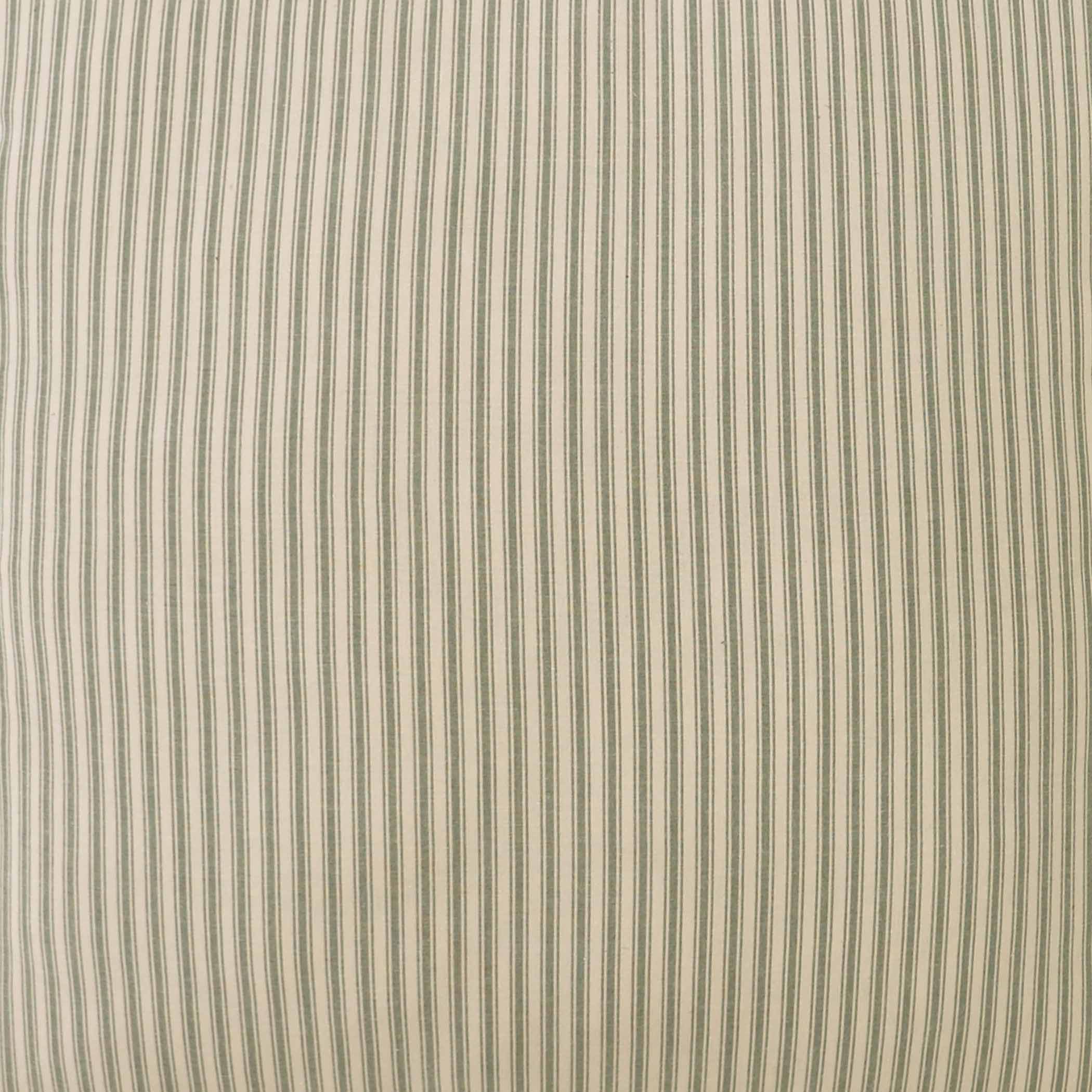 Prairie Winds Green Ticking Stripe Euro Sham 26x26 – VHC Brands