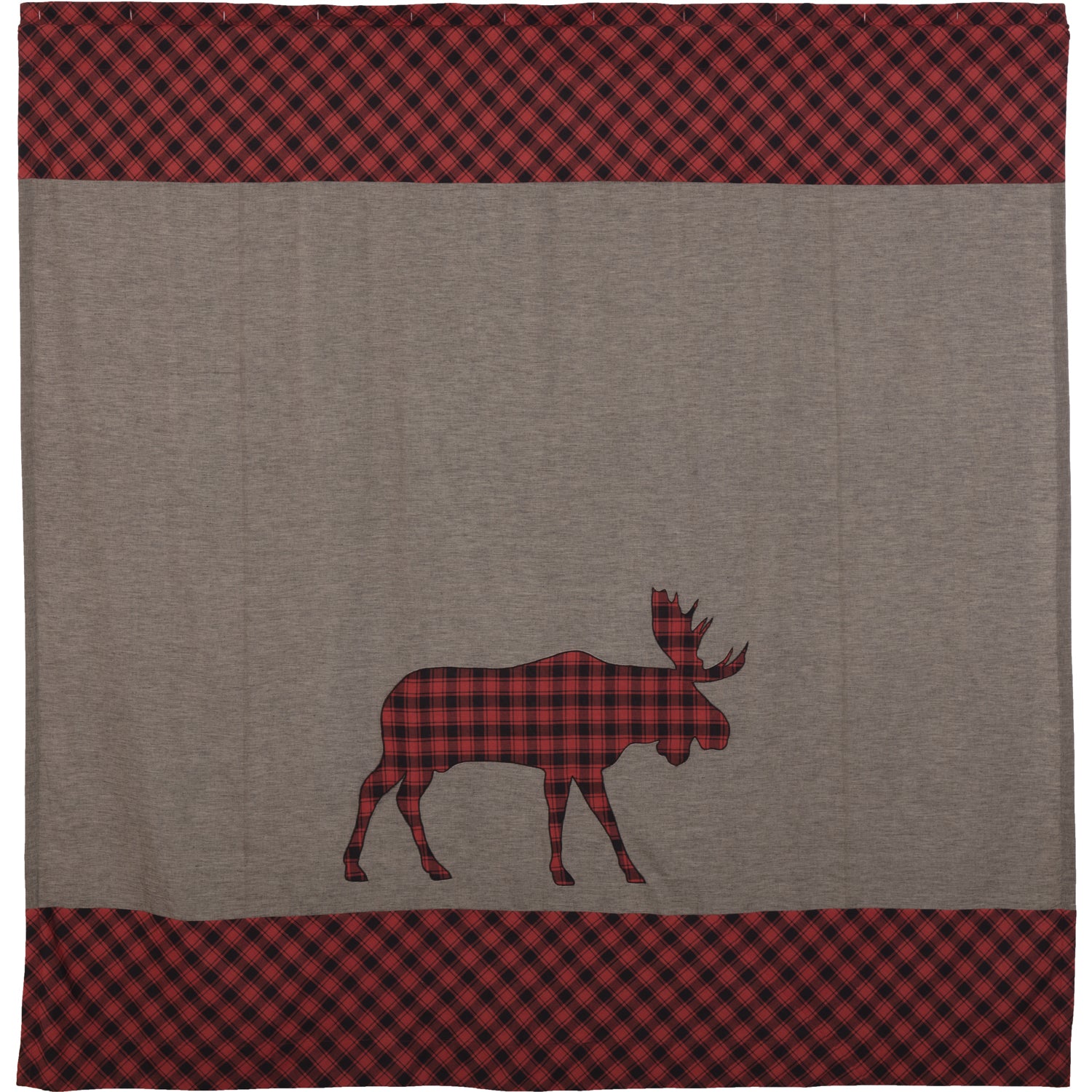 VHC Brands Cumberland Moose Shower Curtain