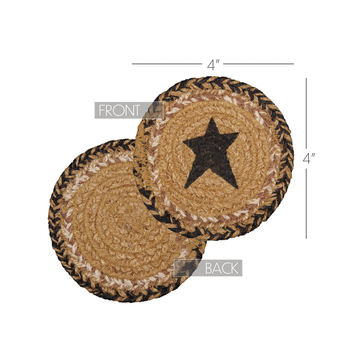 51237-Kettle-Grove-Jute-Coaster-Stencil-Star-Set-of-6-image-1