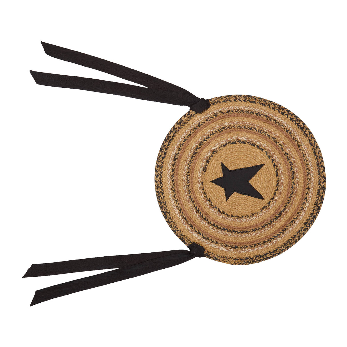 51239-Kettle-Grove-Jute-Chair-Pad-Applique-Star-15-inch-Diameter-Set-of-6-image-1