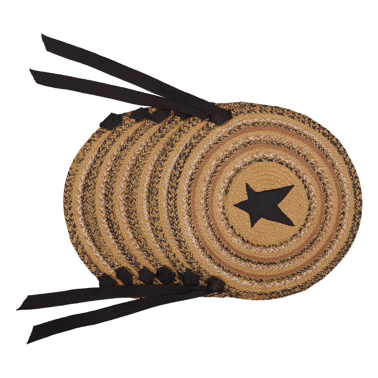 51239-Kettle-Grove-Jute-Chair-Pad-Applique-Star-15-inch-Diameter-Set-of-6-image-3