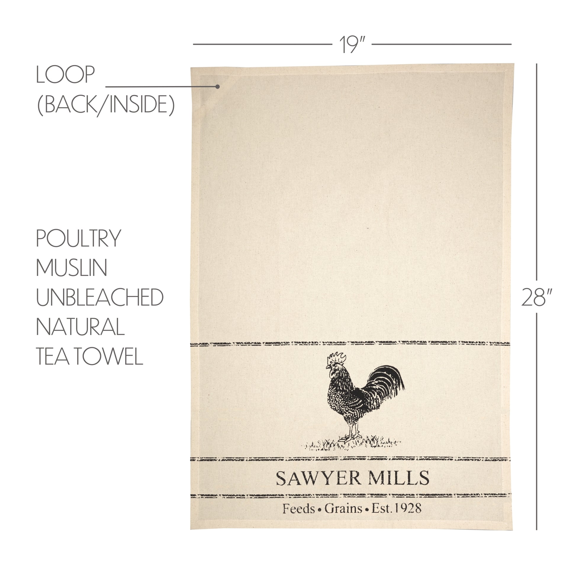 51311-Sawyer-Mill-Charcoal-Poultry-Muslin-Unbleached-Natural-Tea-Towel-19x28-image-2