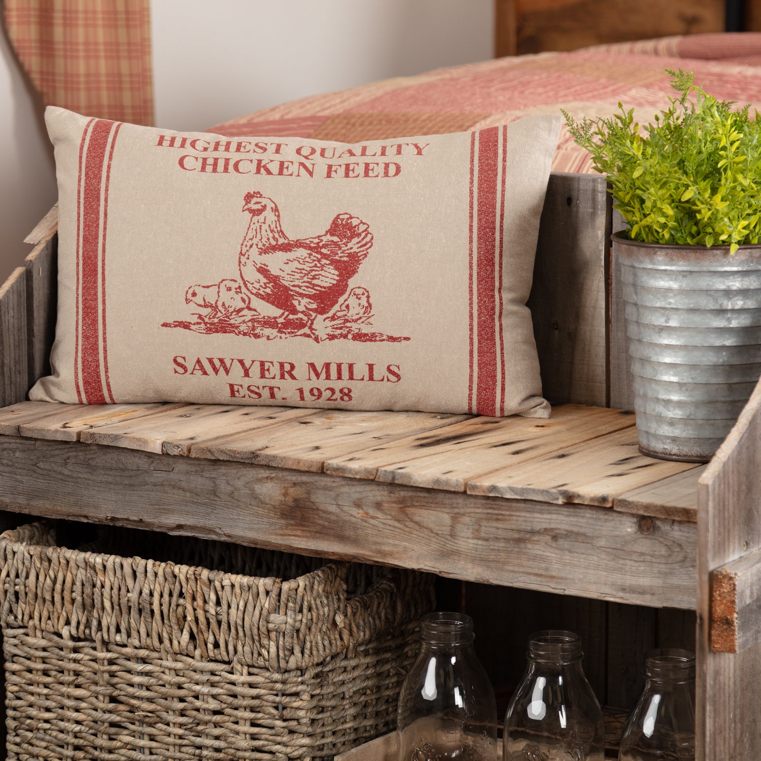 51321-Sawyer-Mill-Red-Hen-and-Chicks-Pillow-14x22-image-3