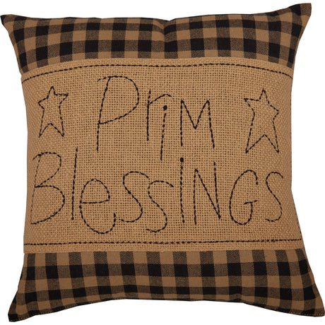 56647-Black-Check-Prim-Blessings-Pillow-12x12-image-4