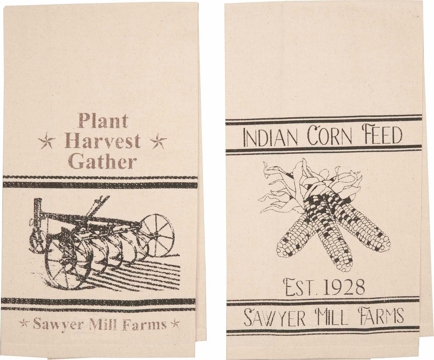 56759-Sawyer-Mill-Charcoal-Plow-Corn-Muslin-Unbleached-Natural-Tea-Towel-Set-of-2-19x28-image-4