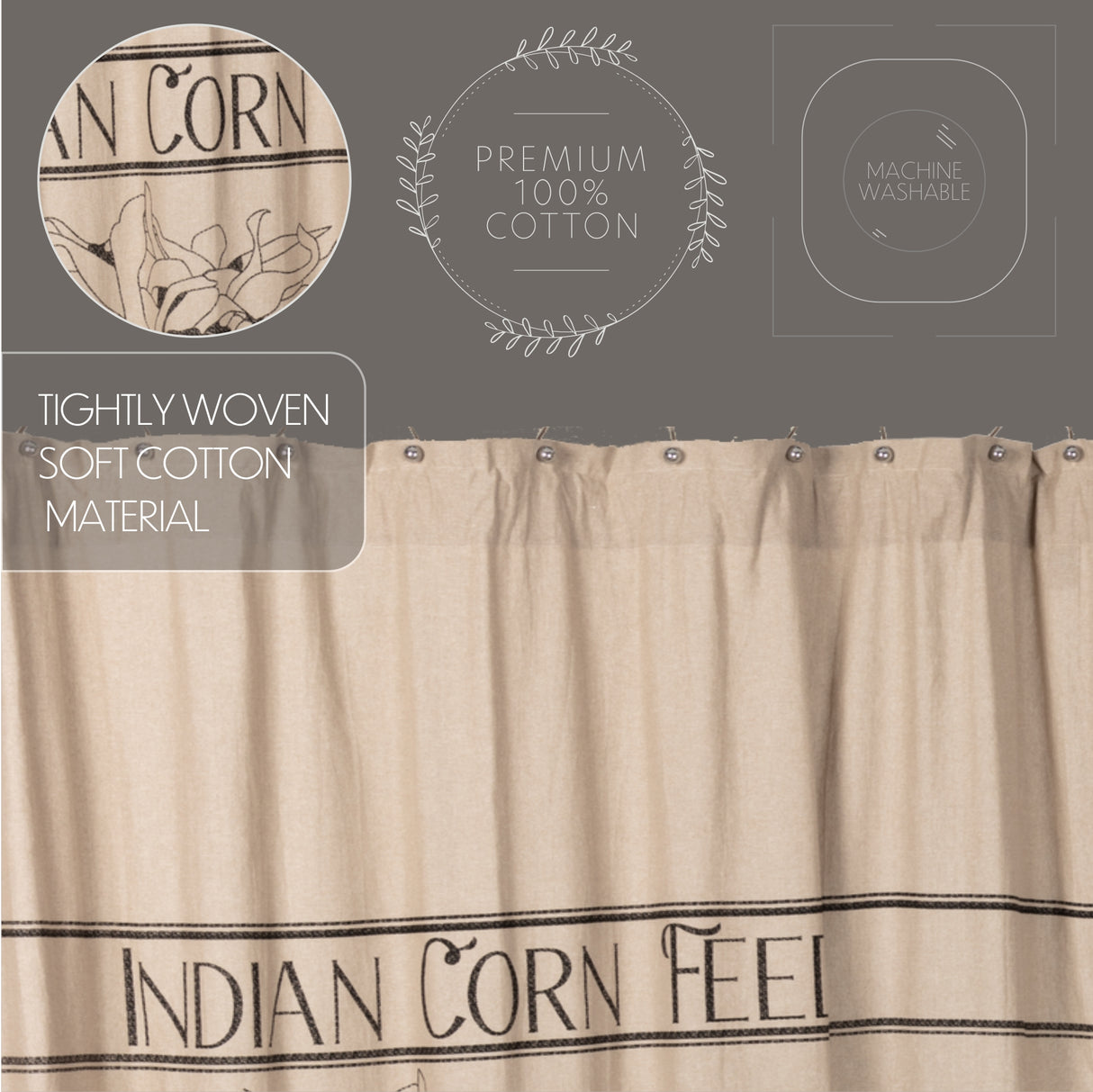 56761-Sawyer-Mill-Charcoal-Corn-Feed-Shower-Curtain-72x72-image-4