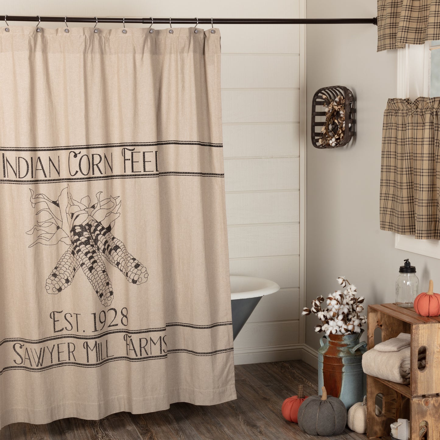 56761-Sawyer-Mill-Charcoal-Corn-Feed-Shower-Curtain-72x72-image-5