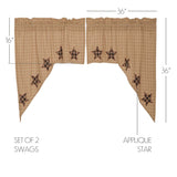 5932-Bingham-Star-Swag-Applique-Star-Set-of-2-36x36x16-image-1