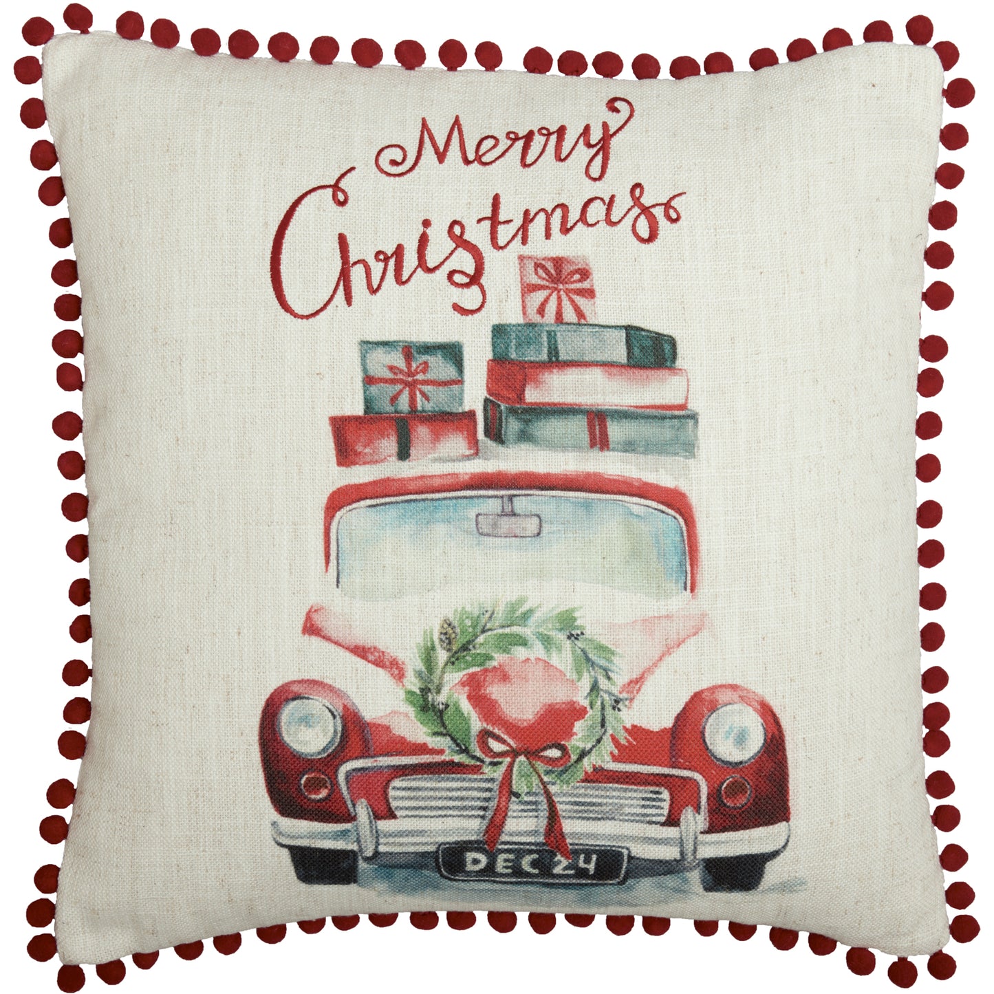 60353-Merry-Christmas-Truck-Pillow-18x18-image-2