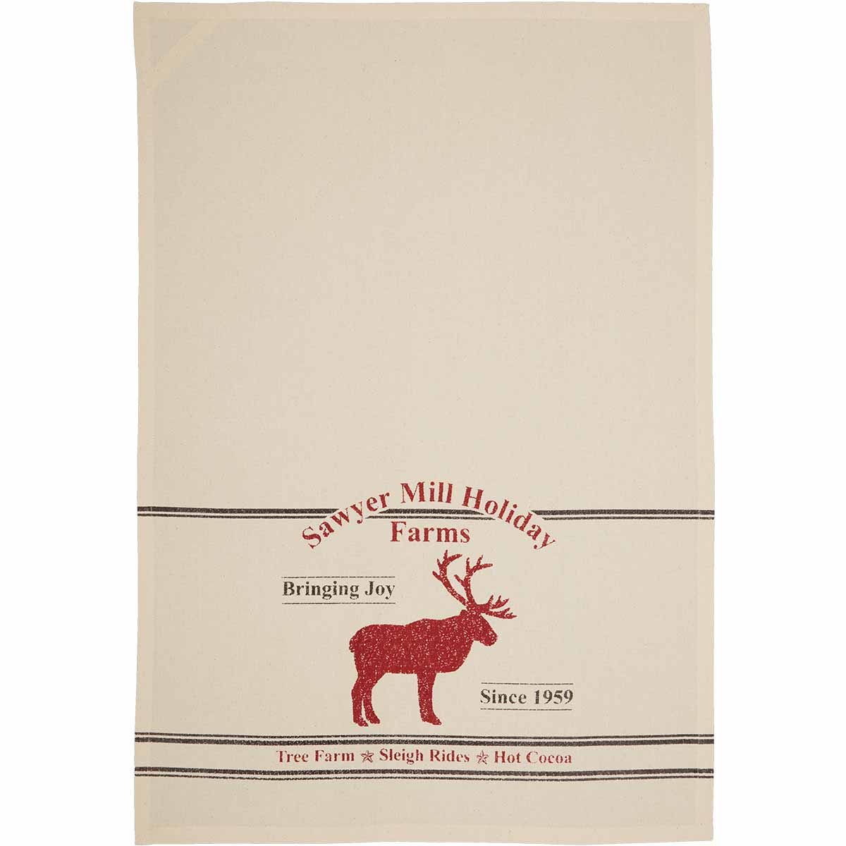 63466-Sawyer-Mill-Holiday-Reindeer-And-Recipes-Unbleached-Natural-Muslin-Tea-Towel-Set-of-3-19x28-image-4