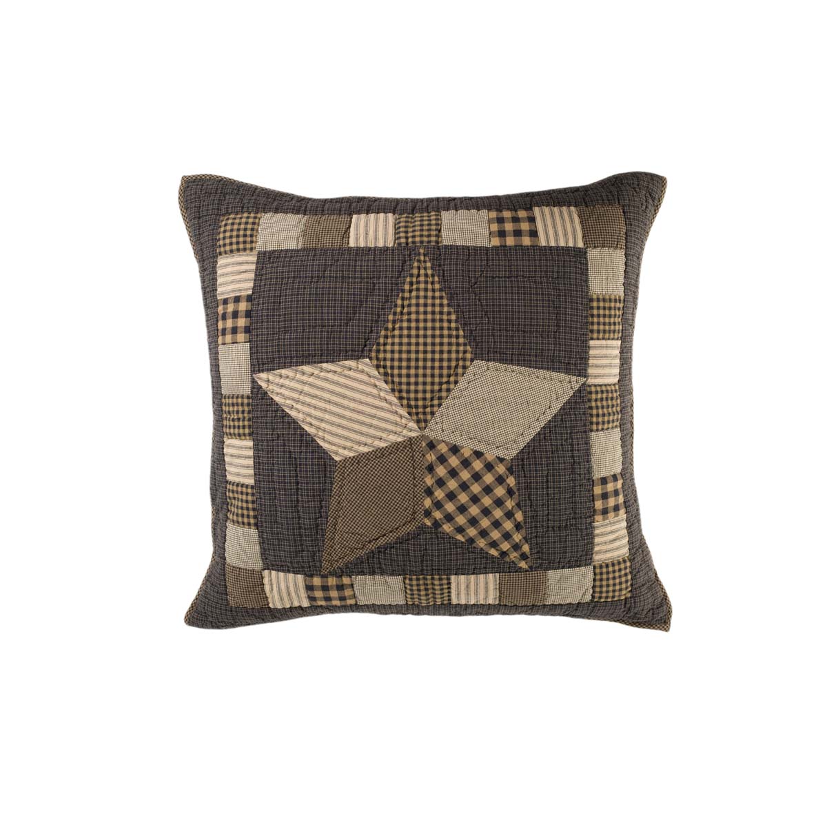VHC Brands Farmhouse Star Euro Sham - Thumbnail 2