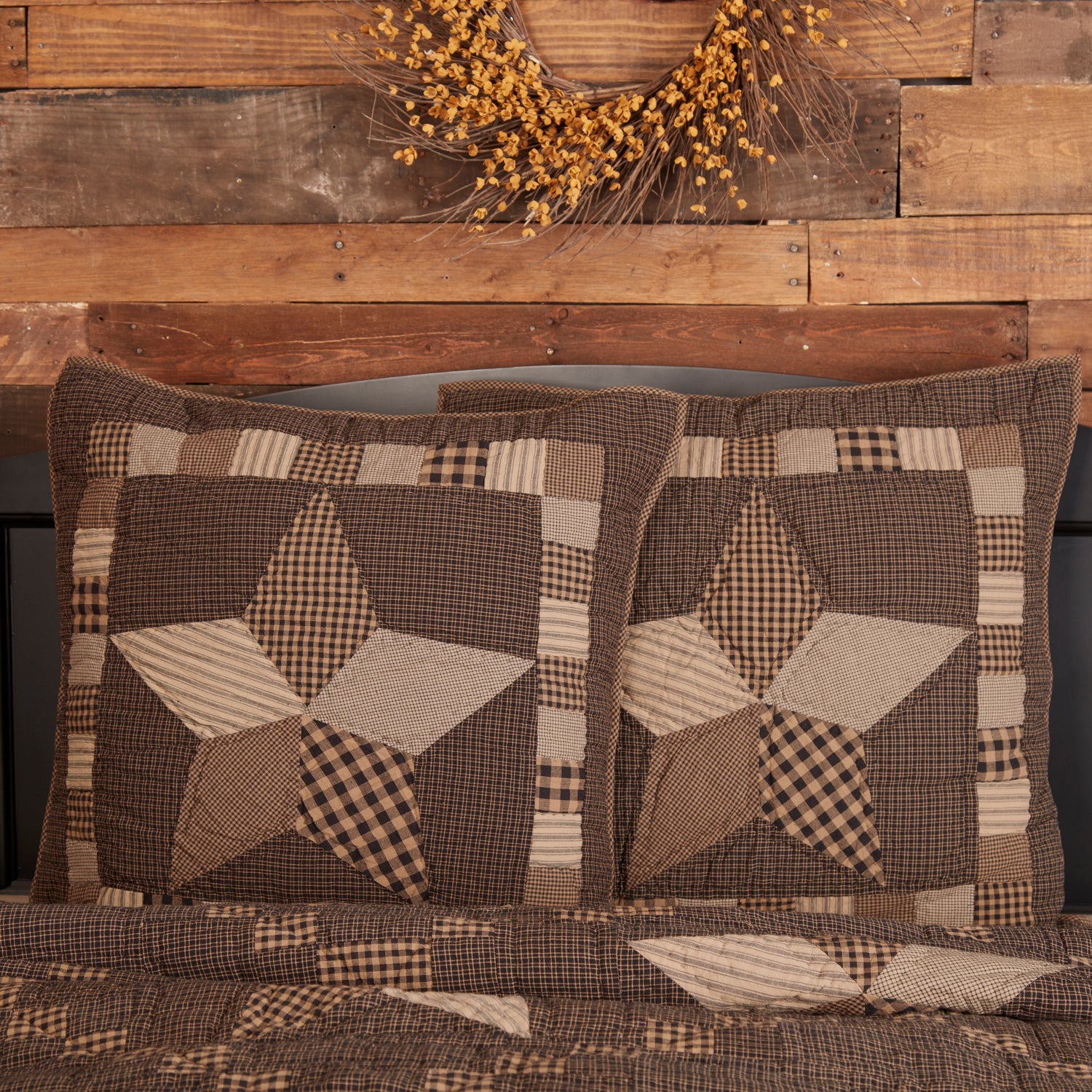 VHC Brands Farmhouse Star Euro Sham - Thumbnail 5