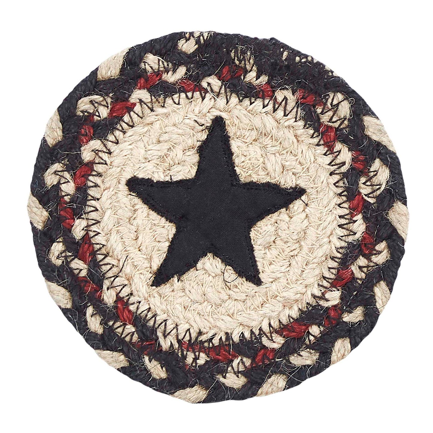 67019-Colonial-Star-Jute-Coaster-Set-of-6-image-2