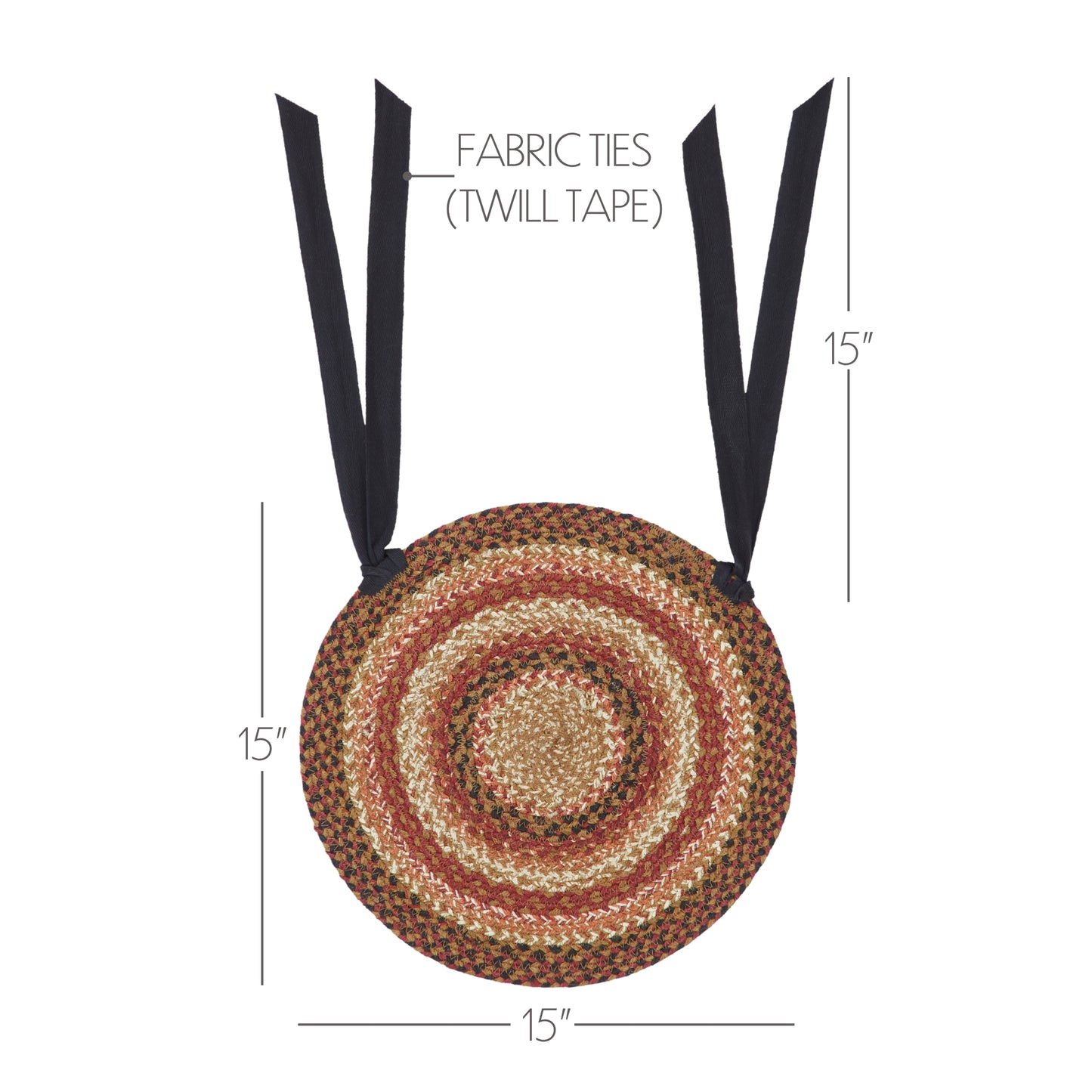 67127-Ginger-Spice-Jute-Chair-Pad-15-inch-Diameter-image-1