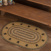 69470-Kettle-Grove-Jute-Rug-Stencil-Stars-Border-Oval-w-Pad-20x30-image-1