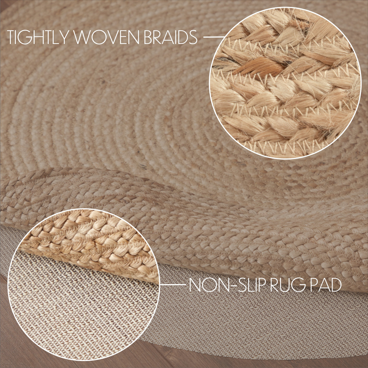 69696-Harlow-Jute-Rug-w-Pad-3ft-Round-image-8