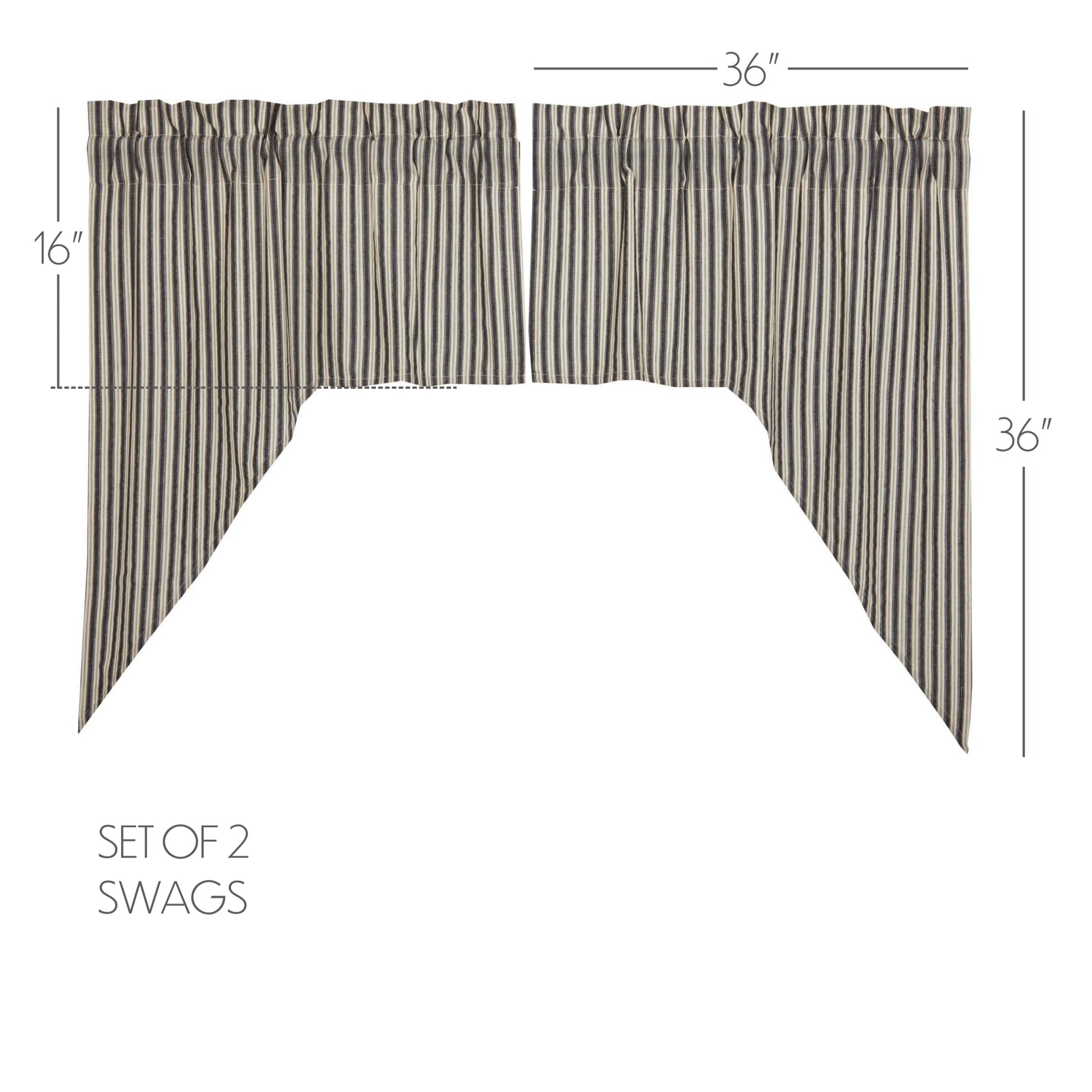 69959-Ashmont-Ticking-Stripe-Swag-Set-of-2-36x36x16-image-1
