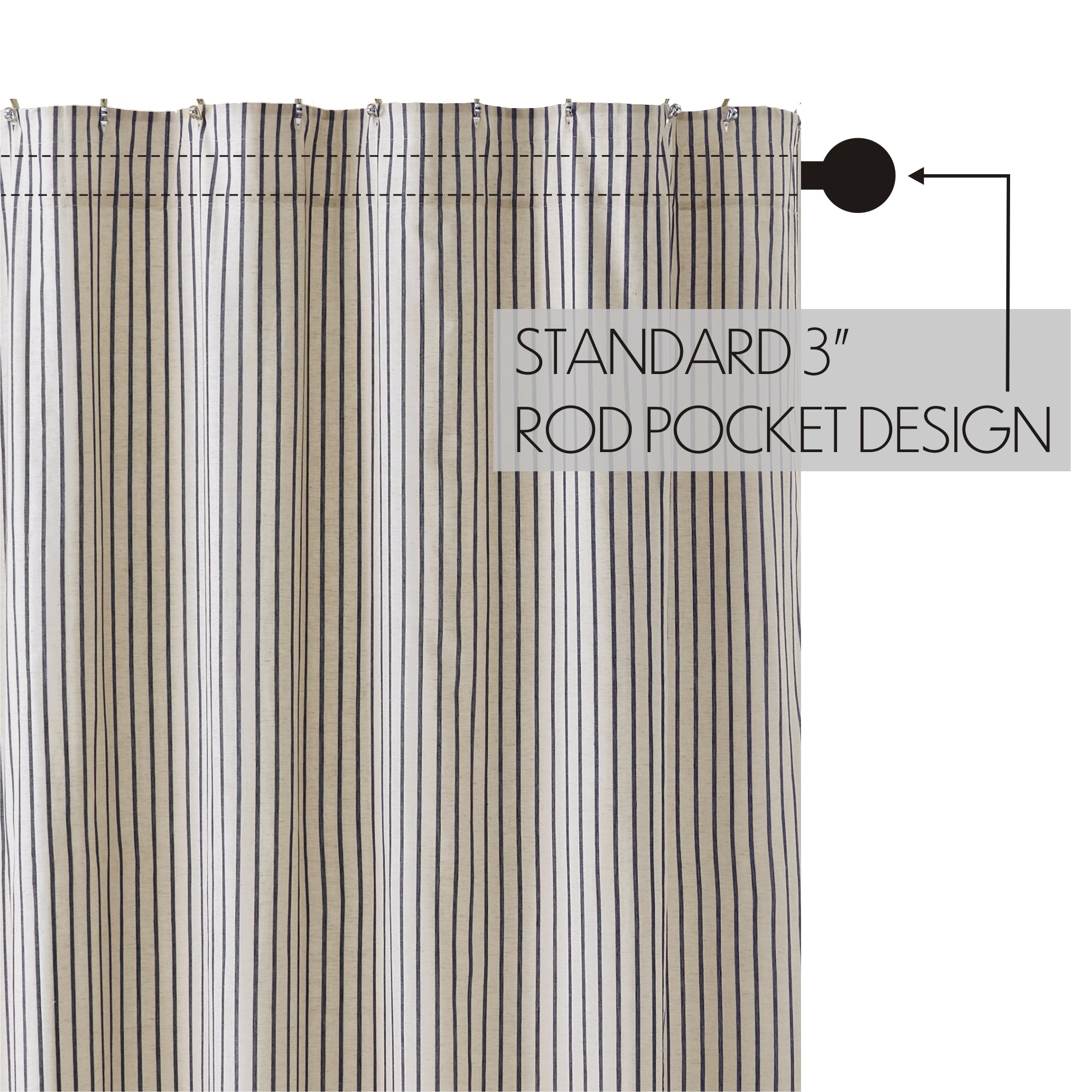 VHC Brands Kaila Shower Curtain - Thumbnail 5