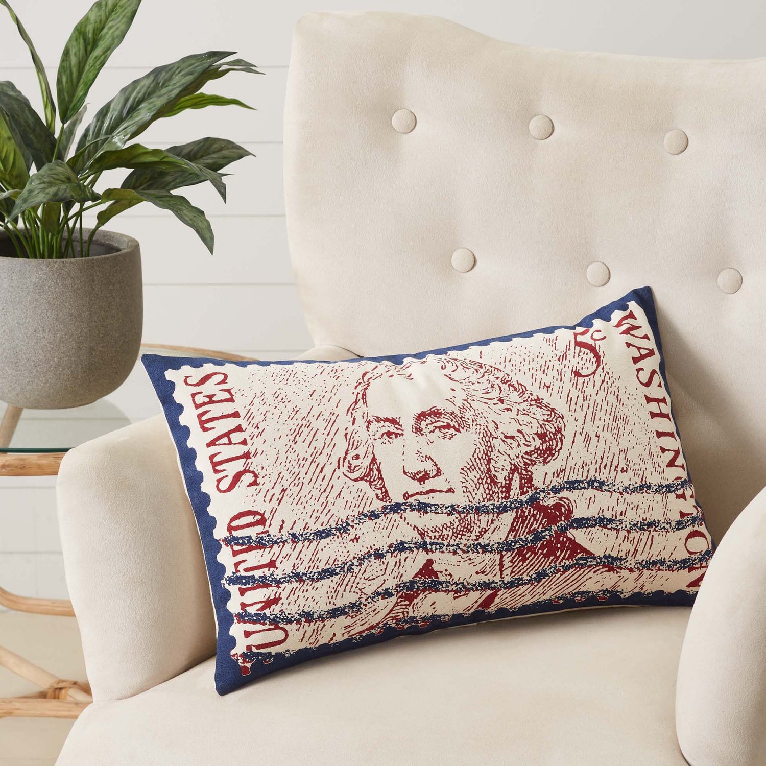 George Washington Pillow 14x22 – VHC Brands Home Decor