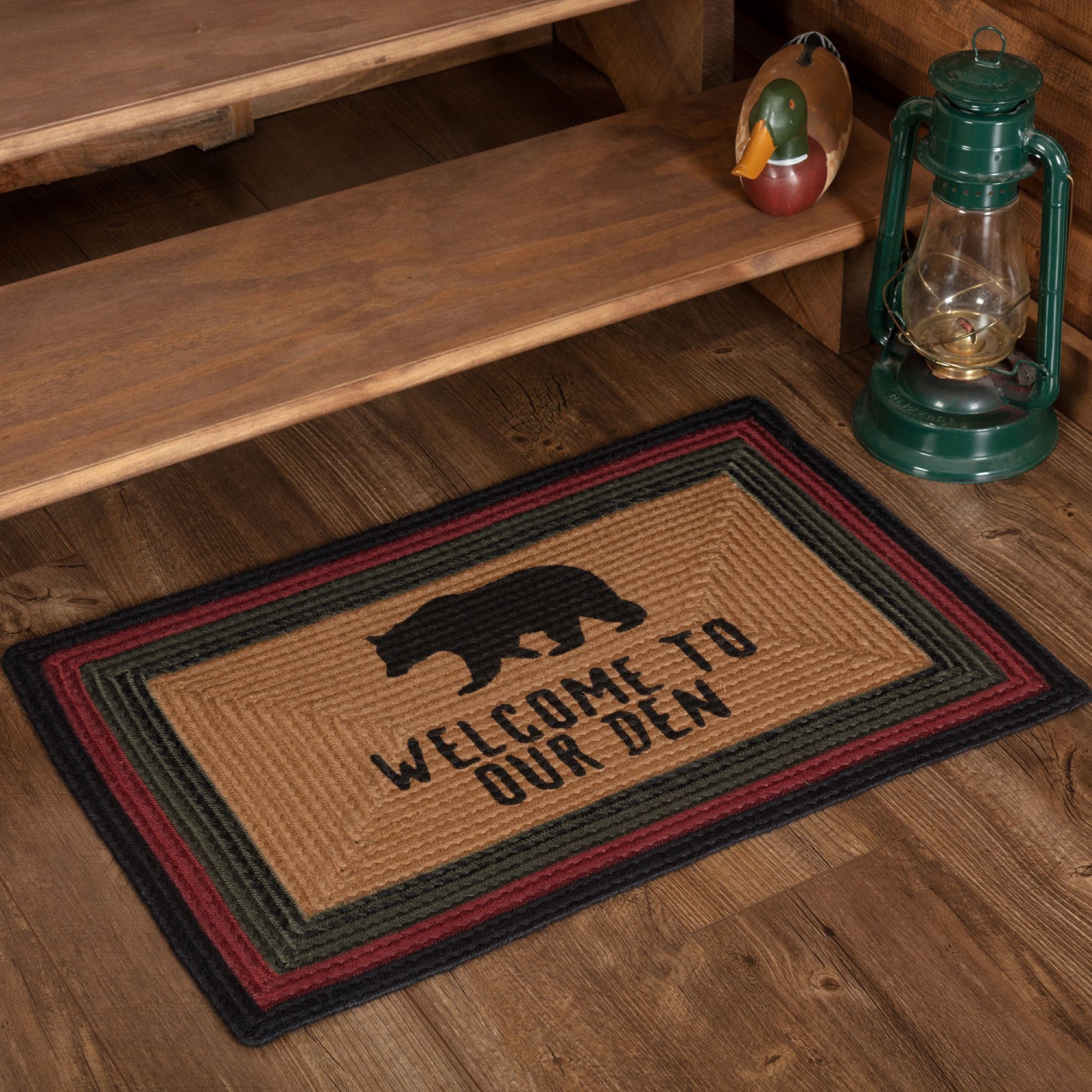 70596-Wyatt-Stenciled-Bear-Jute-Rug-Rect-Welcome-to-Our-Den-w-Pad-20x30-image-4