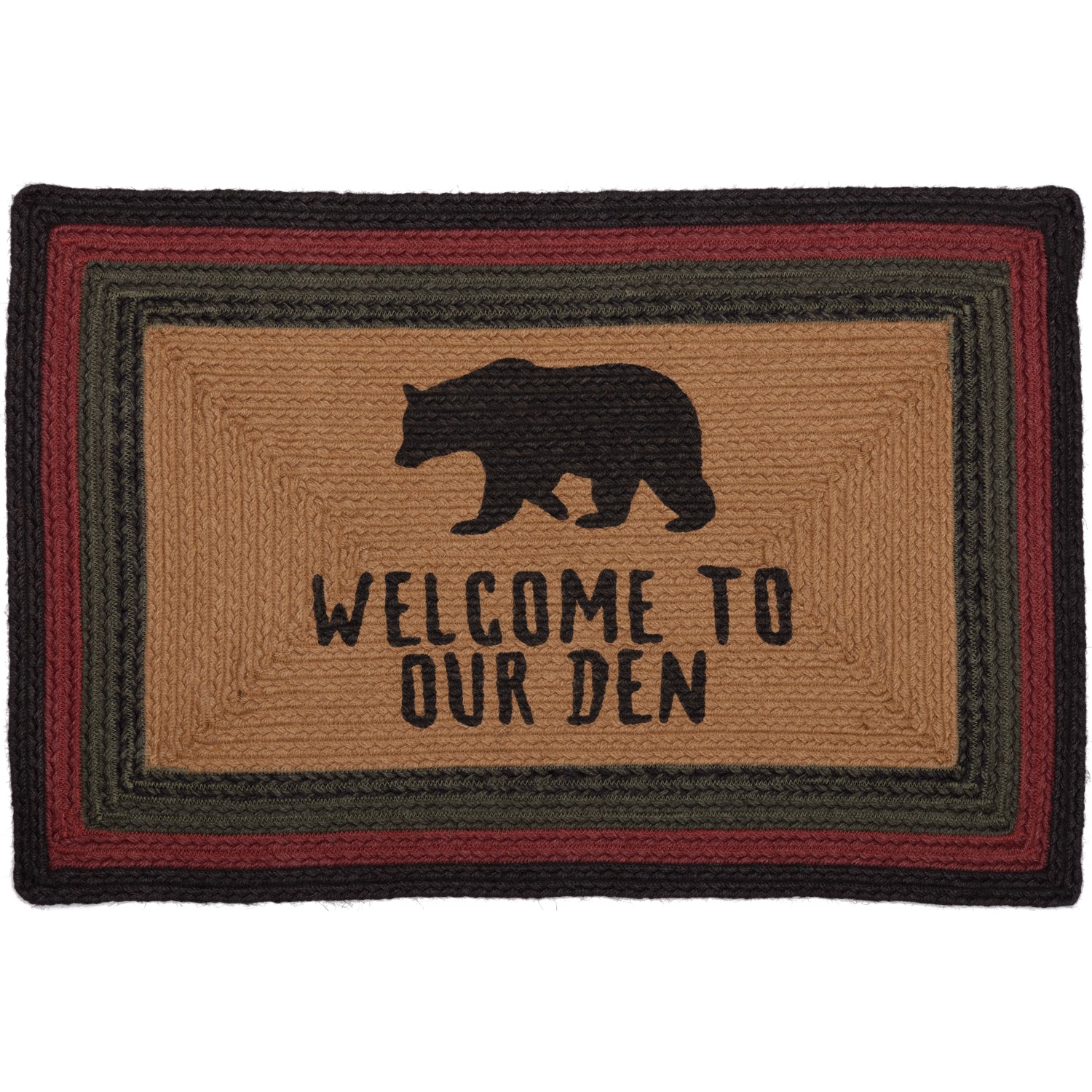 70596-Wyatt-Stenciled-Bear-Jute-Rug-Rect-Welcome-to-Our-Den-w-Pad-20x30-image-6