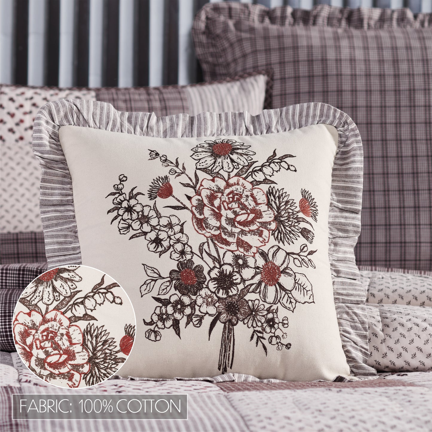 80357-Florette-Floral-Bouquet-Ruffled-Pillow-18x18-image-2