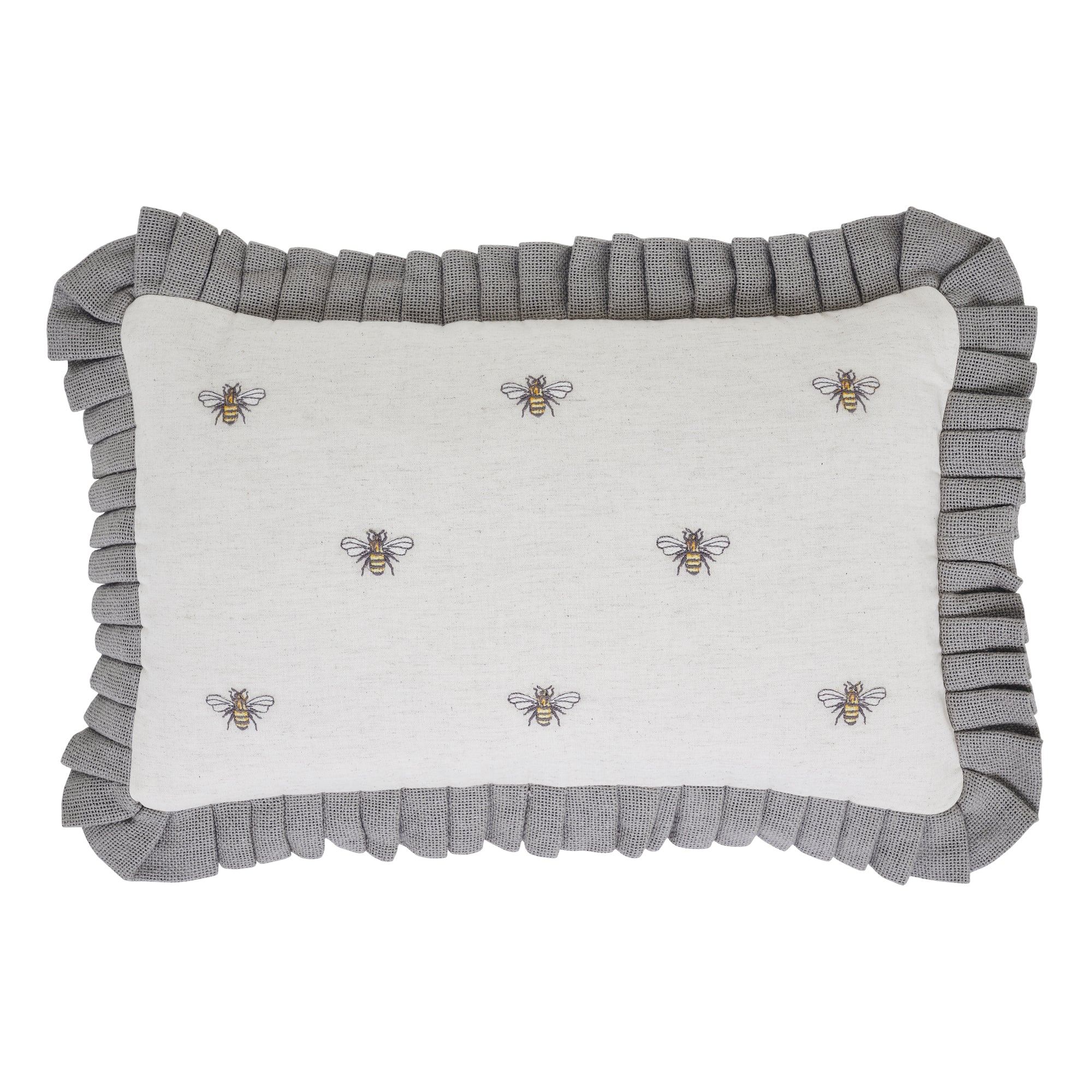 VHC Embroidered Bee Pillow - Thumbnail 5
