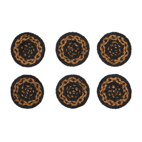 81315-Black-Tan-Jute-Coaster-Set-of-6-image-4