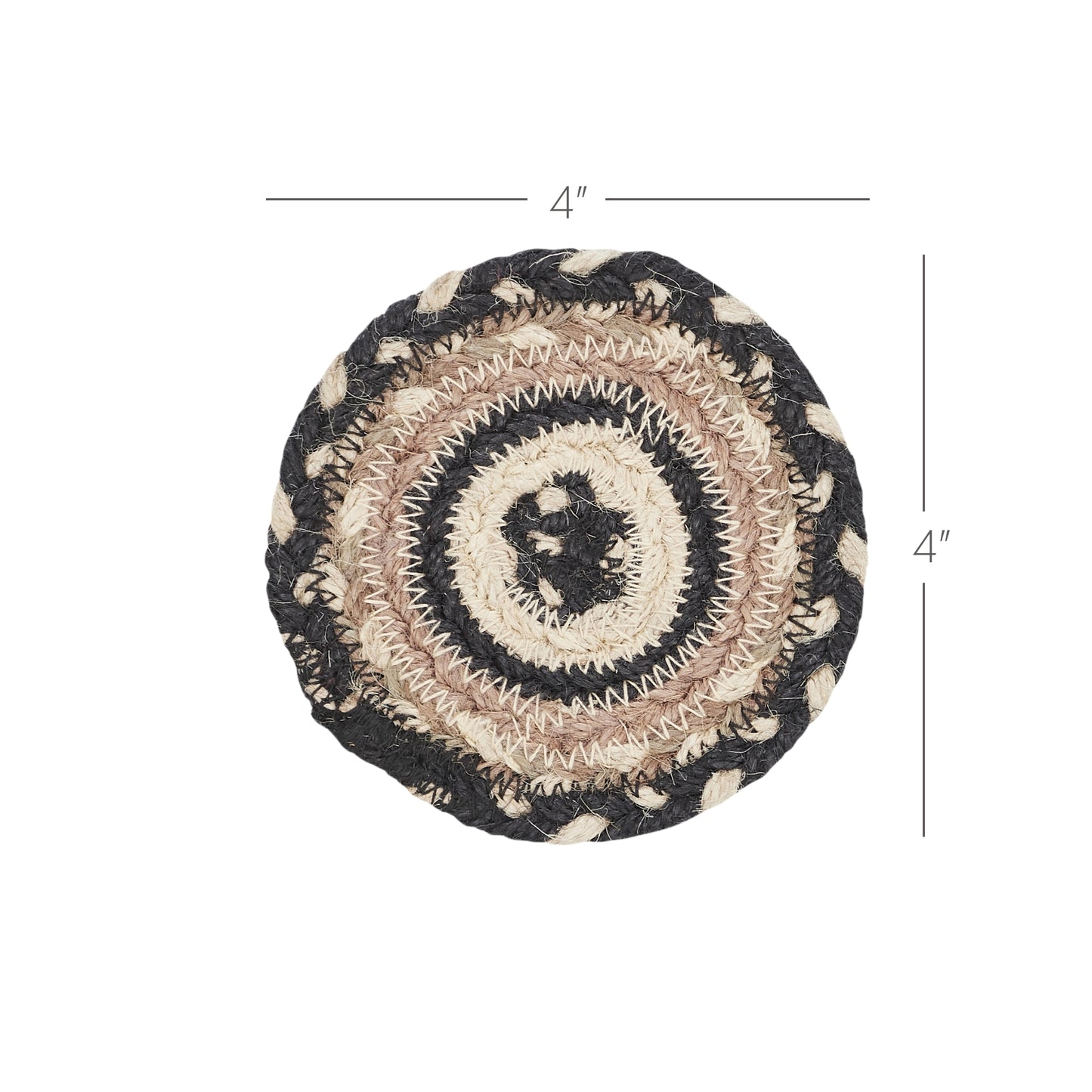 81444-Sawyer-Mill-Charcoal-Creme-Jute-Coaster-Set-of-6-image-1